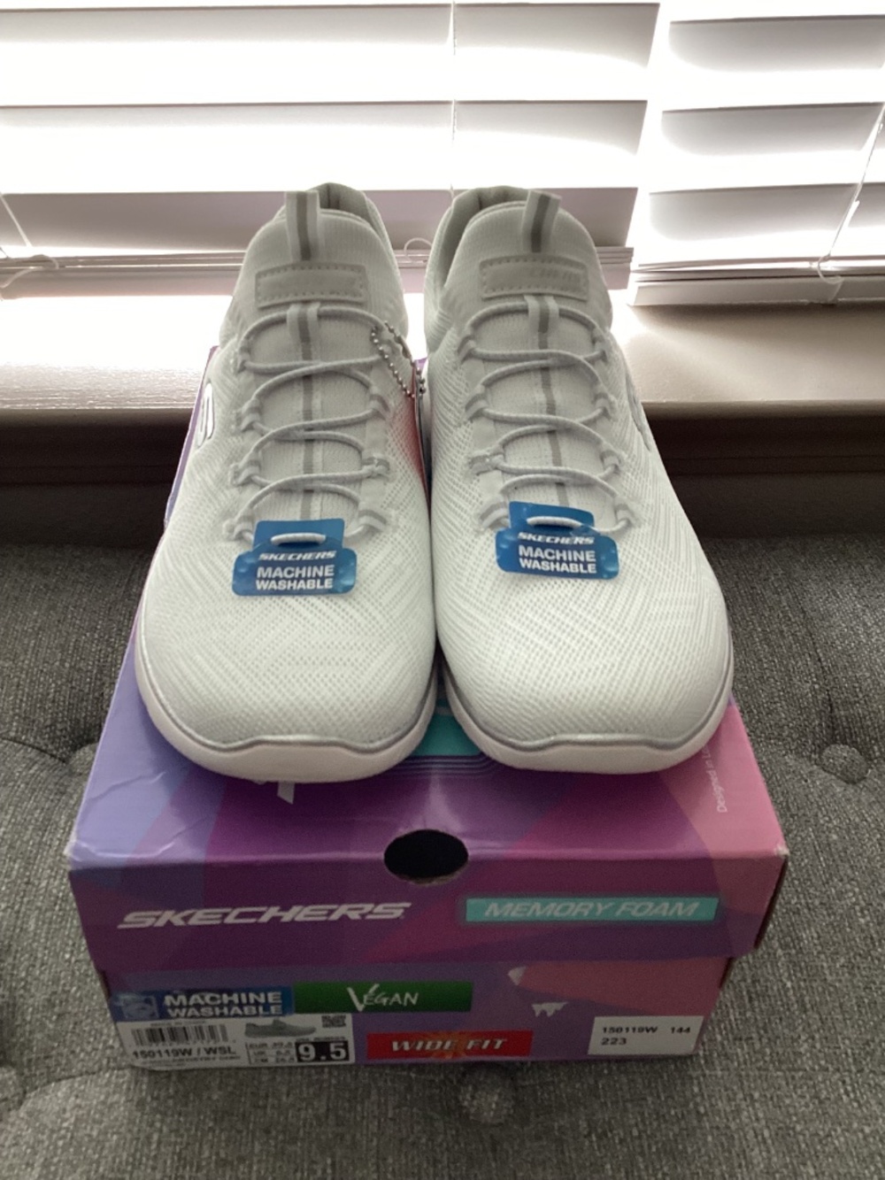 Skechers Women's Summit-Artistry Chic Wide Casual Sneakers, size 9.5 - Picture 6 of 11